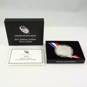 2012-W Infantry Soldier Commemorative Silver Dollar Mint State