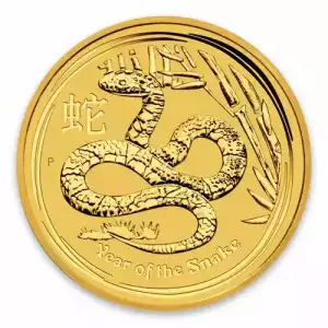 2013 1/4oz Australian Perth Mint Gold Lunar Series III: Year of the Snake