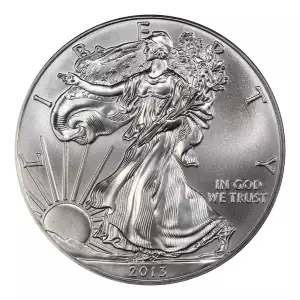 2013 1 oz American Silver Eagle Mint State Condition (2)