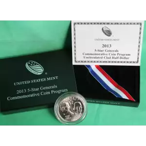 2013-D 5-Star General Commemorative Clad Half Dollar Mint State