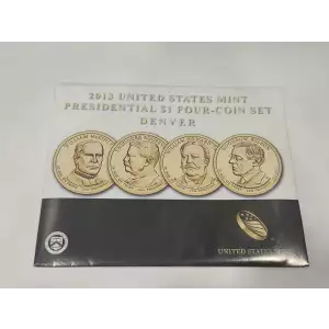 2013-D U.S. Mint Presidential $1 Four-Coin Set