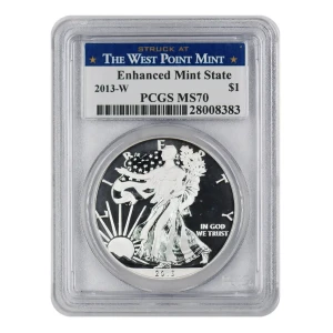 2013-W $1 Enhanced Silver Eagle West Point Mint Set