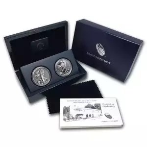 2013-W American Silver Eagle 2 Coin Proof and Reverse Proof Set