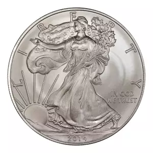 2014 1 oz American Silver Eagle Mint State Condition (2)