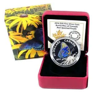 2014 $20 Silver Butterflies of Canada (3)