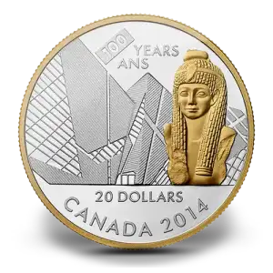 2014 $20 The Royal Ontario Museum, 100th Anniversary - Pure Silver Coin