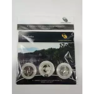 2014 Everglades America The Beautiful 3-Coin Quarter Set