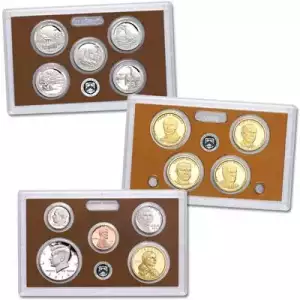 2014-S U.S. Clad Proof Set: Complete 14-Coin Set with Box & C.O.A.