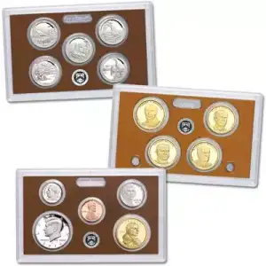 2014-S U.S. Clad Proof Set: Complete 14-Coin Set with Box & C.O.A.