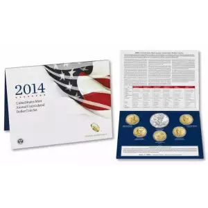 2014 U.S. Uncirculated Set, Annual Dollar With Silver Eagle