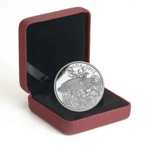 2015 $20 Canadian North American Sport Fish Northern Pike Silver Coin (3)