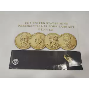 2015-D U.S. Mint Presidential $1 Four-Coin Set