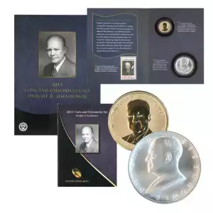 2015 Dwight D. Eisenhower Coin and Chronicles Set