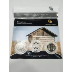 2015 Homestead America The Beautiful 3-Coin Quarter Set