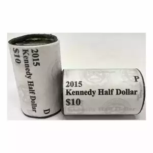 2015 Kennedy Half Dollar P&D U.S. Mint Rolls