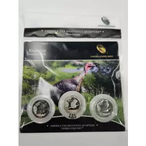 2015 Kisatchie America The Beautiful 3-Coin Quarter Set