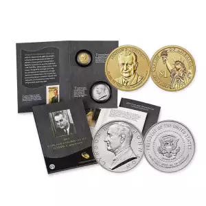 2015 Lyndon B. Johnson Coin and Chronicles Set