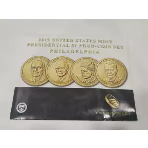 2015-P U.S. Mint Presidential $1 Four-Coin Set