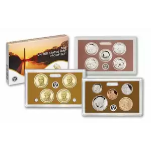 2015-S U.S. Clad Proof Set: Complete 14-Coin Set, with Box and COA