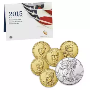 2015 U.S. Uncirculated Set, Annual Dollar With Silver Eagle