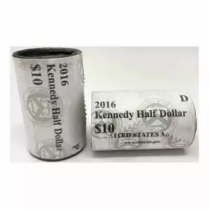 2016 Kennedy Half Dollar P&D U.S. Mint Rolls