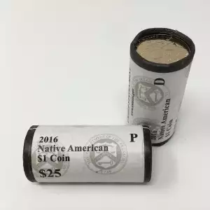 2016 Native American Dollar P&D U.S. Mint Rolls