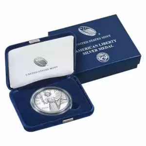 2016-S American Liberty Proof 1oz Silver Medal w Box and COA