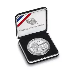 2017 Lions Club International Centennial Commemorative Silver Dollar Mint State