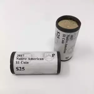 2017 Native American Dollar P&D U.S. Mint Rolls