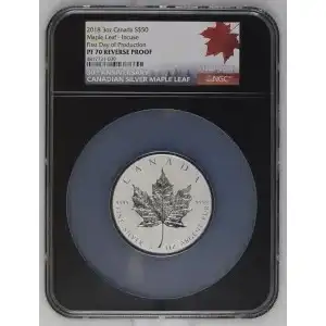 2018 3oz Maple Leaf - Incuse First Day of Production (3)