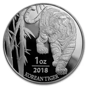 2018 South Korea 1 oz Silver Tiger BU (2)