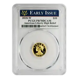 2018-W $10 American Liberty High Relief First Strike, DCAM (2)
