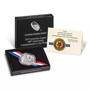 2019-D American Legion 100th Anniversary Uncirculated Clad Half Dollar (3)