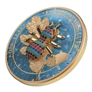 2019 Germania Mythical Forest Bejeweled Oak Leaf Spider