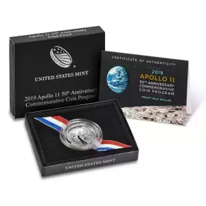 2019-S Apollo 11 50th Anniversary Commemorative Clad Half Dollar Proof (2)