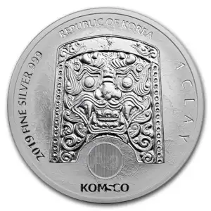 2019 South Korea 1 oz Silver ZI:SIN Scrofa BU (2)