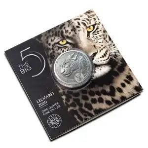 2020 1 oz Silver South Africa - Big 5 - Leopard (2)