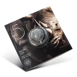 2020 1 oz Silver South Africa - Big 5 - Rhino