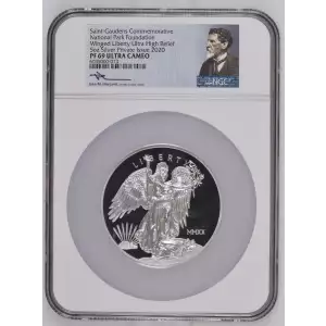 2020 5oz National Park Foundation St.Gaudens-Winged,UHR ULTRA CAMEO (2)