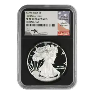 2020 S First Day of Issue ULTRA CAMEO