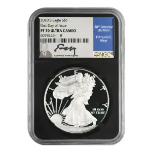 2020 S First Day of Issue ULTRA CAMEO