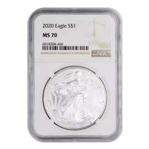 2020 Silver Eagle NGC MS70 (2)