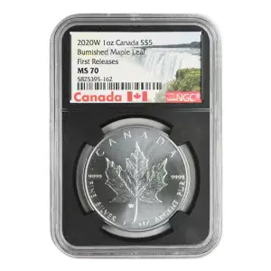 2020W 1oz Burnished Maple Leaf First Releases