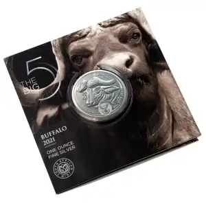 2021 1 oz Silver South Africa - Big 5 - Buffalo