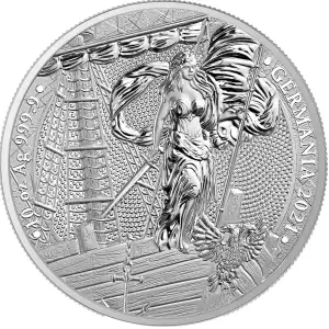 2021 10 oz Silver Germania Mint - 50 Marks (3)