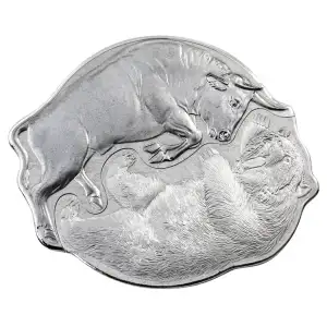 2021 2 oz Silver PAMP - Solomon Islands - Bull vs Bear (3)