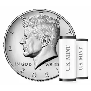 2021 Kennedy Half Dollar P&D U.S. Mint Rolls  