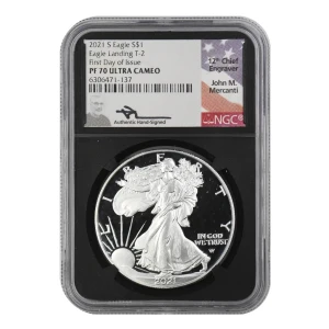 2021 S Eagle Landing T-2 First Day of Issue ULTRA CAMEO