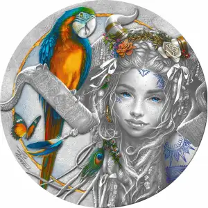 2022 Niue Dark Beauties Solstice 50 g Silver