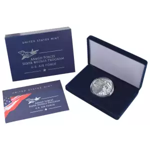 2022 U.S. Armed Forces Air Force 2.5 oz Silver Medal